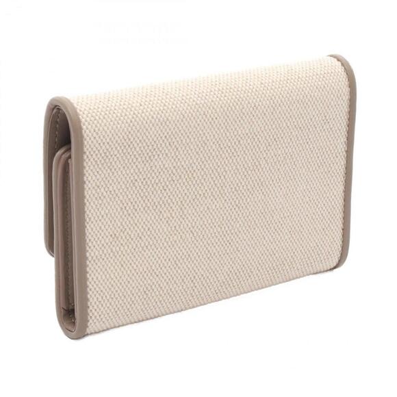 LOUIS VUITTON Beige Leather Wallet - Picture 2 of 6